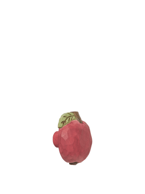 ferm LIVING Apple Hand-carved Hook – Poppy Red