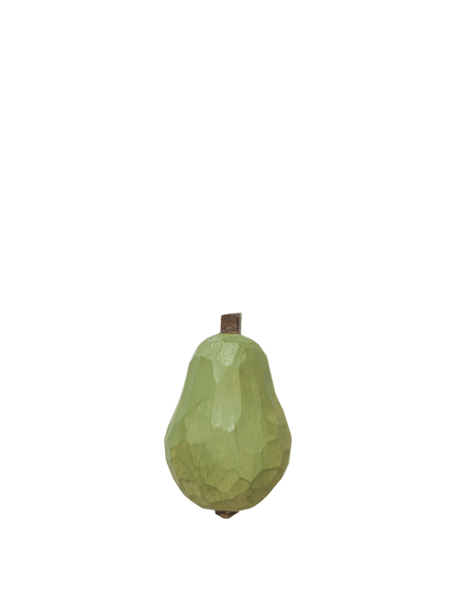 ferm LIVING Pear Hand-carved Hook – Mistletoe