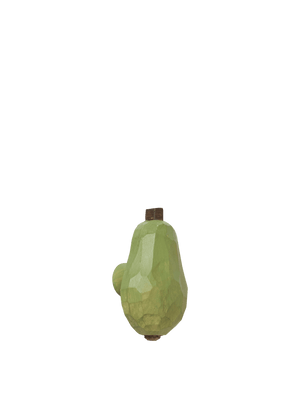 ferm LIVING Pear Hand-carved Hook – Mistletoe