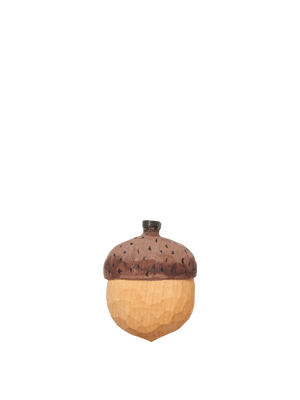 ferm LIVING Acorn Hand-carved Hook – Natural