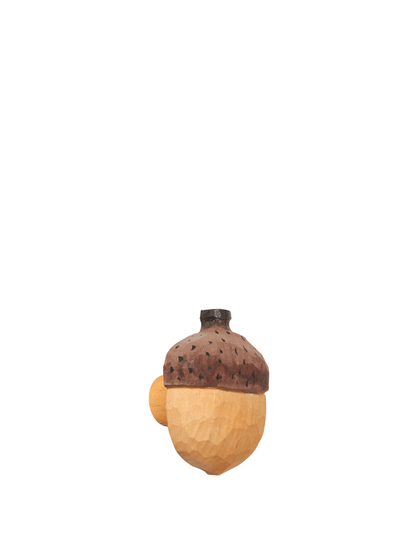 ferm LIVING Acorn Hand-carved Hook – Natural