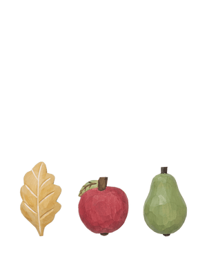 ferm LIVING Forest Hand-carved Magnets – Set of 3 – Multi