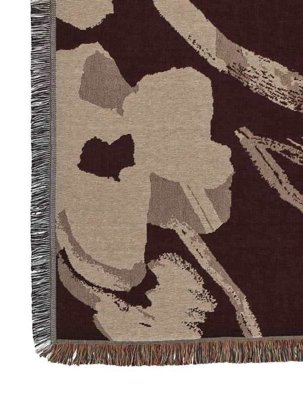 ferm LIVING Cilla Tapestry Blanket – Dark Pecan