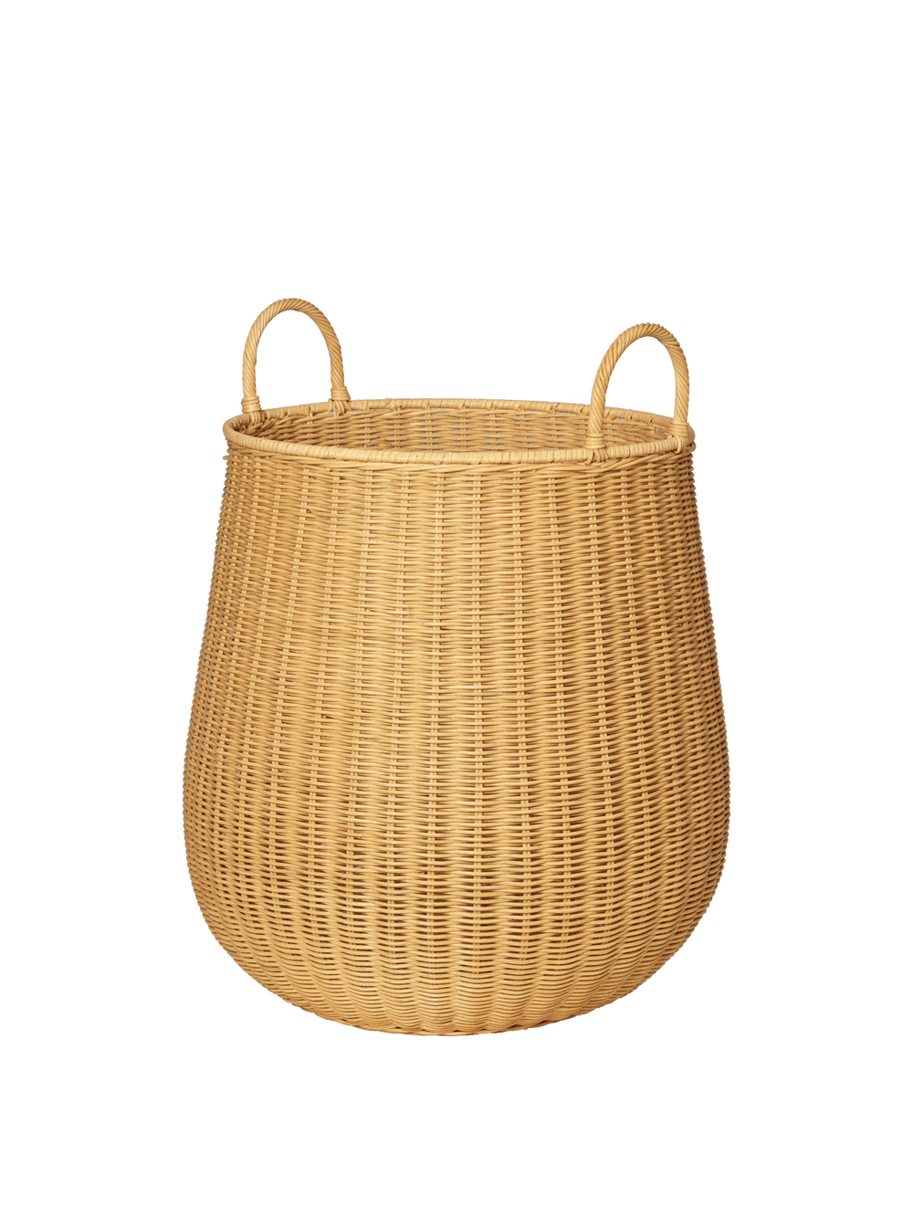 ferm LIVING Braided Laundry Basket Medium – Natural