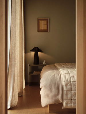 ferm LIVING Dou Table Lamp – Dark Brown