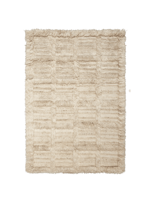 ferm LIVING Norte Grid Rug 160 x 235 cm – Natural