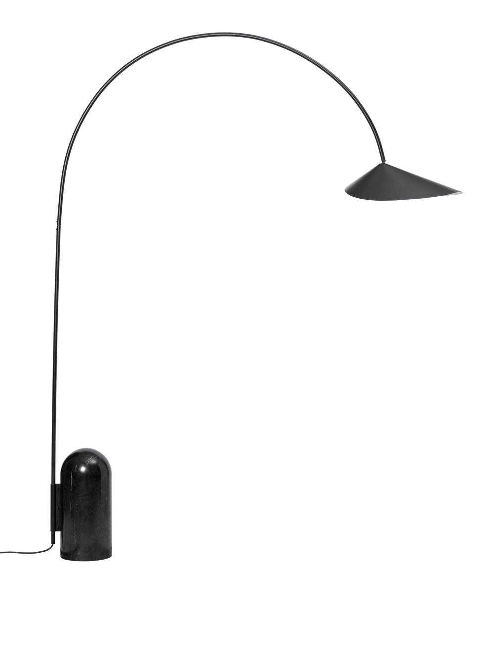 ferm LIVING Arum Arched Floor Lamp – Black