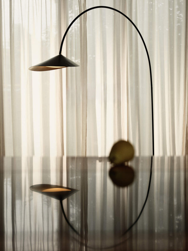 ferm LIVING Arum Arched Floor Lamp – Black