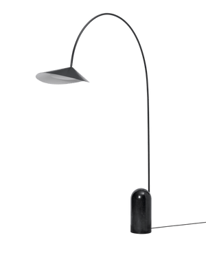ferm LIVING Arum Arched Floor Lamp – Black