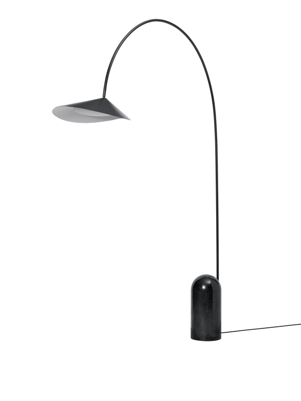 ferm LIVING Arum Arched Floor Lamp – Black