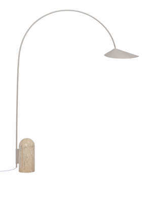 ferm LIVING Arum Arched Floor Lamp – Cashmere