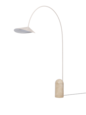 ferm LIVING Arum Arched Floor Lamp – Cashmere