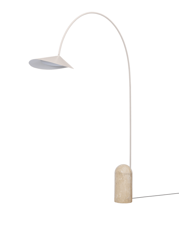 ferm LIVING Arum Arched Floor Lamp – Cashmere