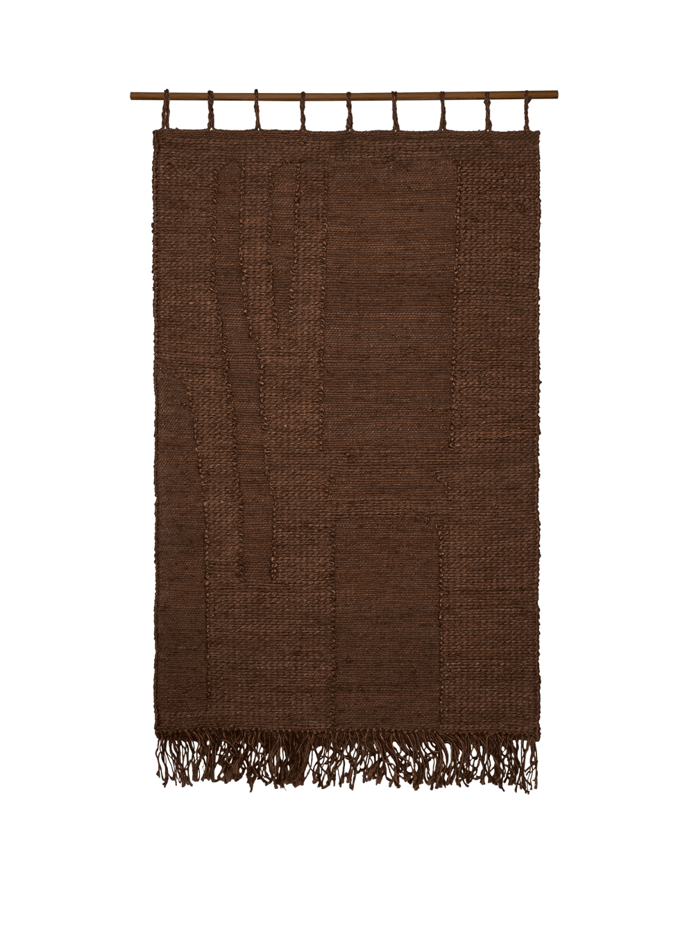 ferm LIVING Harvest Wall Rug – Dark Chocolate