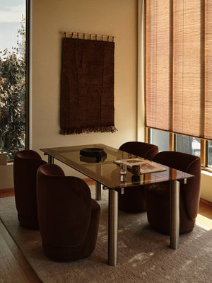 ferm LIVING Harvest Wall Rug – Dark Chocolate