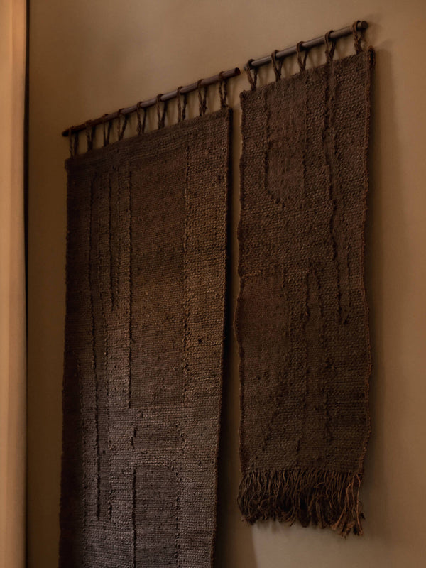 ferm LIVING Harvest Wall Rug – Dark Chocolate