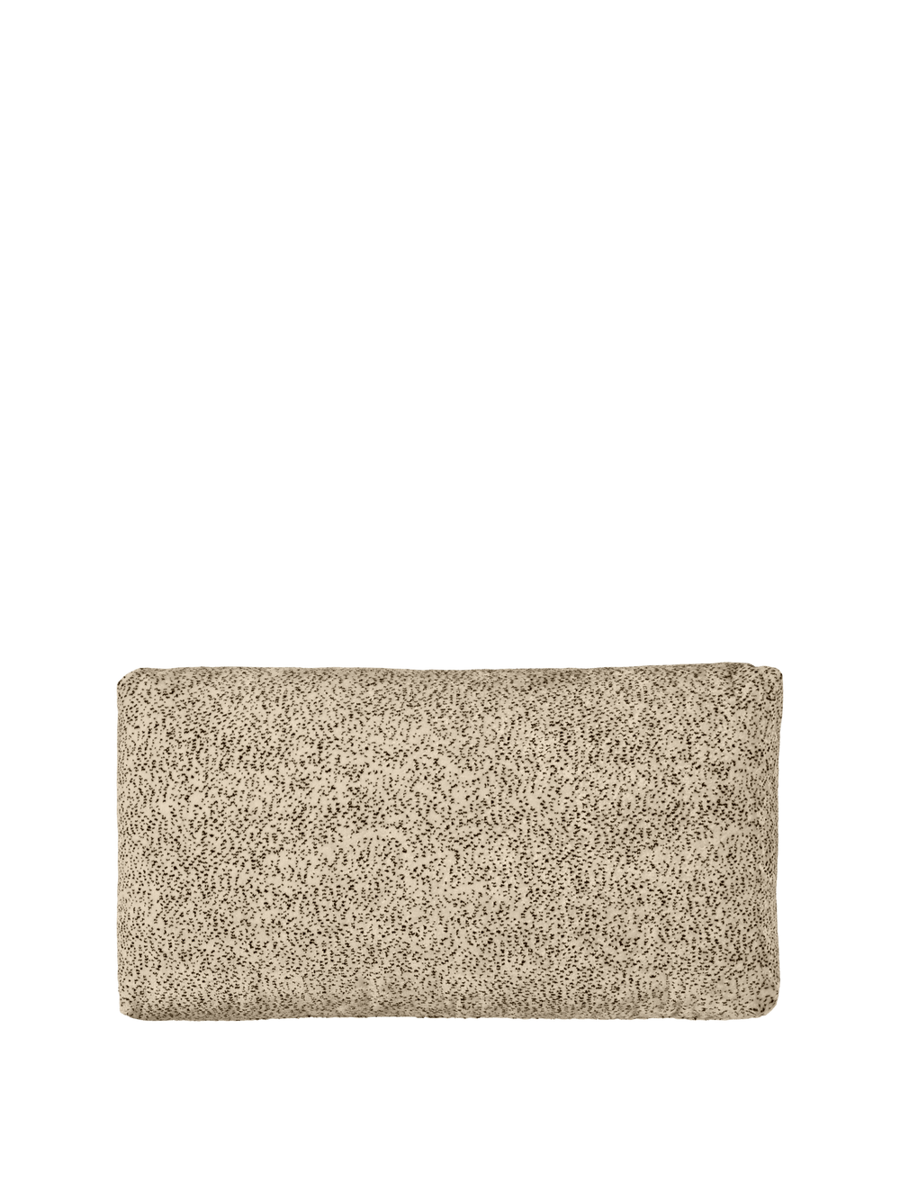 ferm LIVING Dase Cushion Small – Poppy Velvet Butter / Black