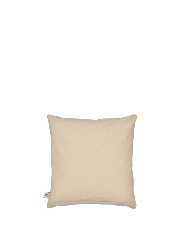 ferm LIVING Lunden Cushion – Off-white / Dark Chocolate