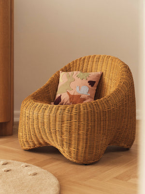ferm LIVING Lunden Cushion – Rose / Multi