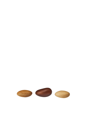 ferm LIVING Pebble Shakers – Set of 3 – Multi