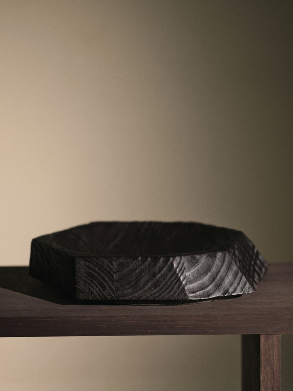 ferm LIVING Koh Centrepiece 35 cm – Dark Brown