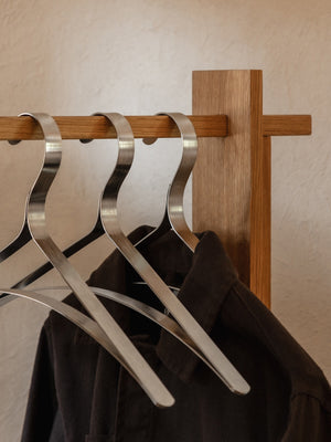 ferm LIVING Bowline Clothes Hanger – Set of 3 – Stainless Steel