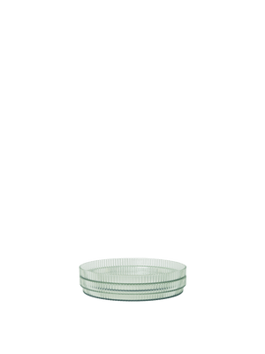 ferm LIVING Ripple Kids Plates – Set of 2 – Tea Green