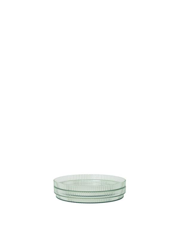 ferm LIVING Ripple Kids Plates – Set of 2 – Tea Green