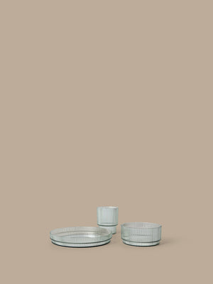 ferm LIVING Ripple Kids Dinner Set – Tea Green