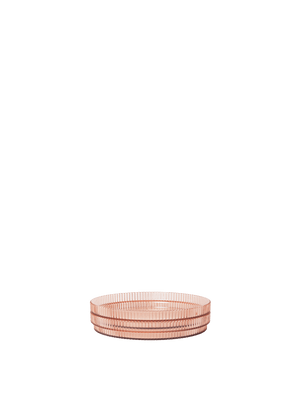 ferm LIVING Ripple Kids Plates – Set of 2 – Blush