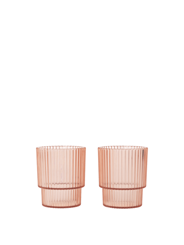 ferm LIVING Ripple Kids Cups – Set of 2 – Blush