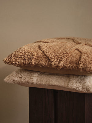 ferm LIVING Rime Tufted Cushion – Tan