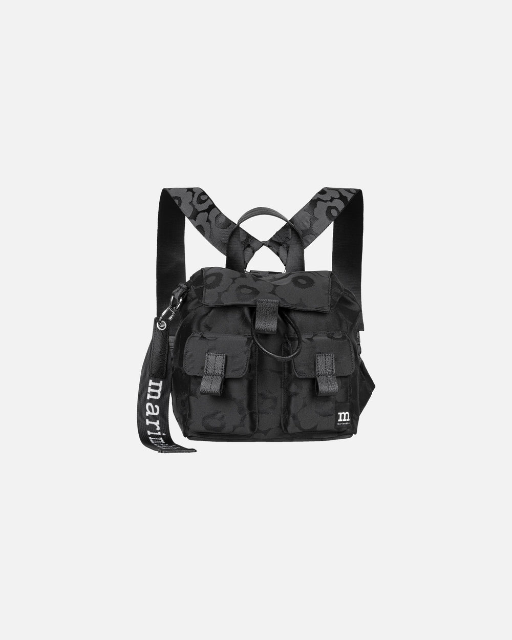Marimekko Everything Backpack S Unikko Black / Black