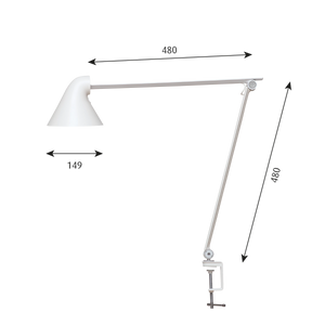 #white #clamp