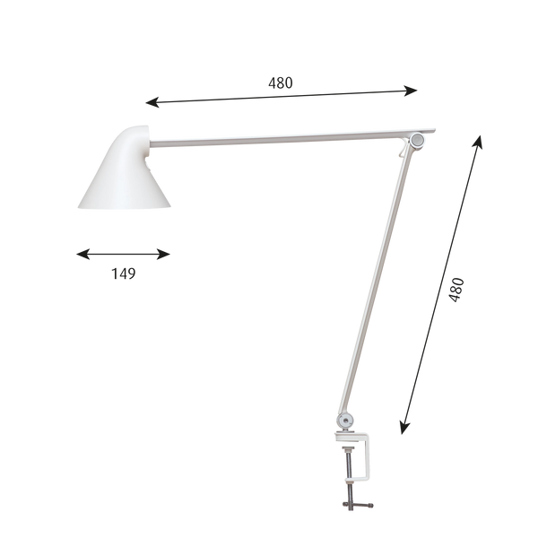 #white #clamp