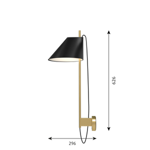 #brass/black