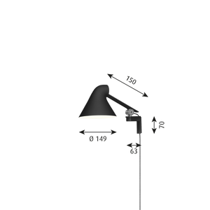 #black #shortarm #withcordwithoutwallbox