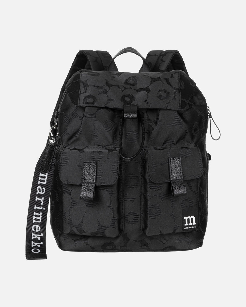 Marimekko Everything Backpack L Unikko Black / Black