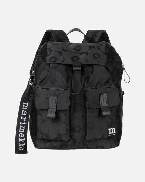 Marimekko Everything Backpack L Unikko Black / Black