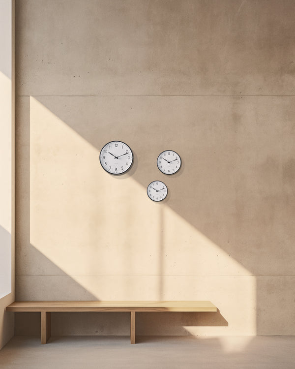 Station Wall clock Ø29 cm white/black