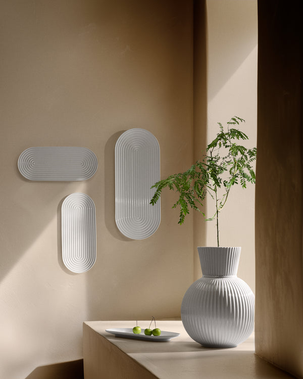 Lyngby Tura Vase H34 cm white porcelain