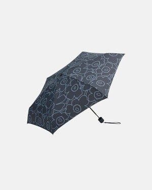 Marimekko Mini Manual Piirto Unikko Umbrella Dark Blue / Light Blue