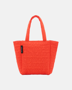 Marimekko Joy Tote M Logo Shoulder Bag Red