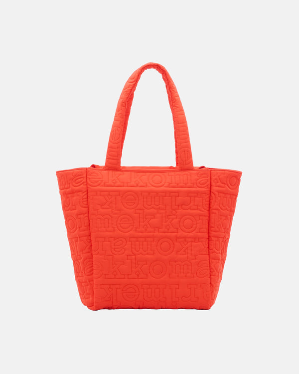 Marimekko Joy Tote M Logo Shoulder Bag Red