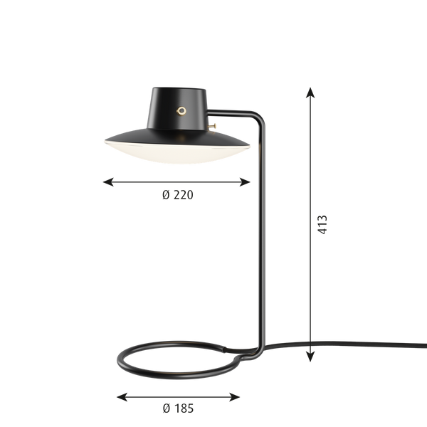 #metalblack/opalglass #410mm