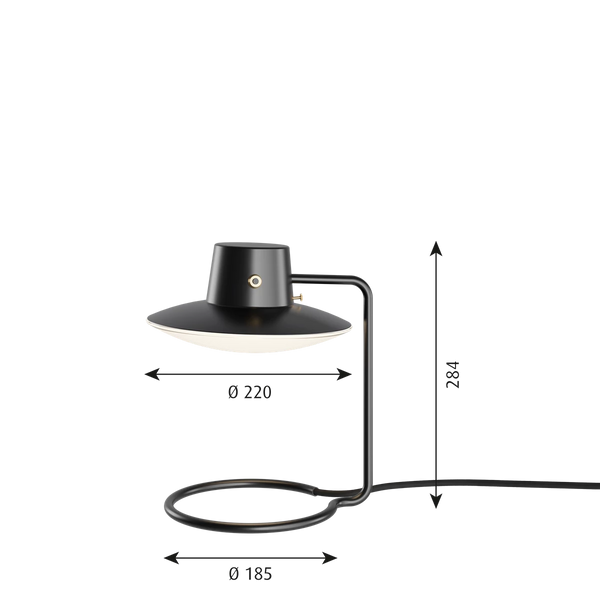 #metalblack/opalglass #280mm