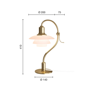 PH 2/2 Question Mark Pale Rose Table Lamp