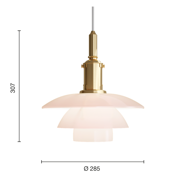 PH 3/3 Pale Rose Pendant
