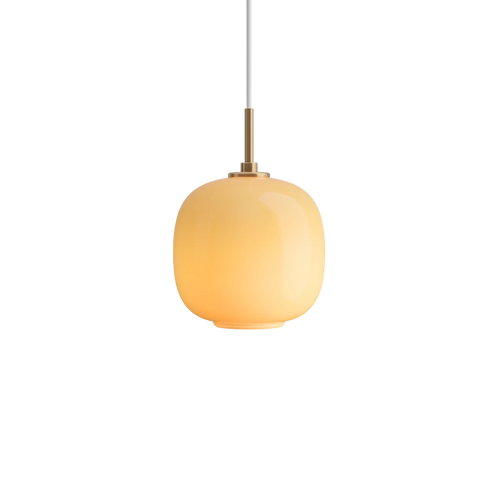 #Brass/glossyamberglass #Ø175