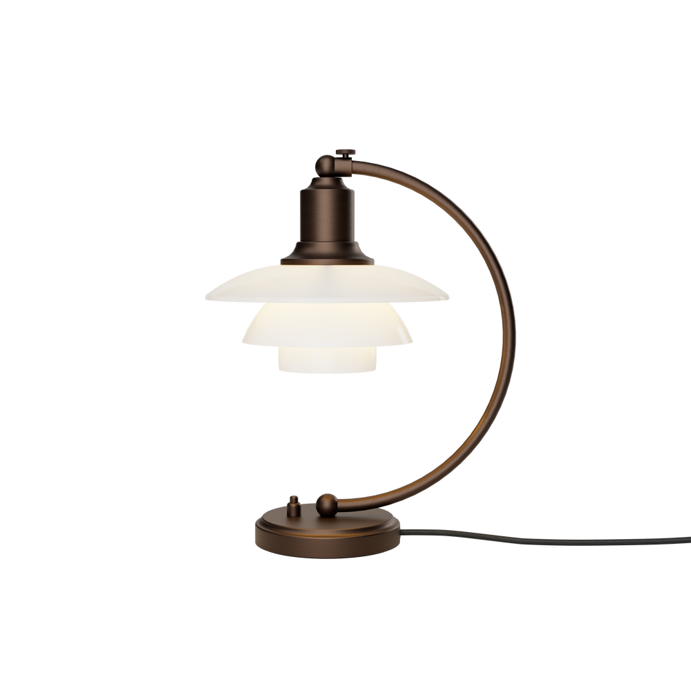 PH 2/2 Luna Aged Brass Opal Table Lamp